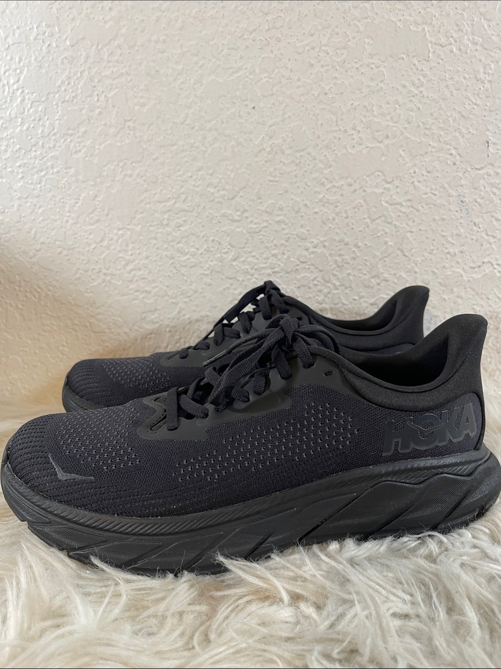 HOKA ONE ONE Arahi 7 'Triple Black' Size 8 Performance Sneakers NEW - Picture 8 of 14